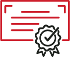 Transcript - Red-Black Transcript Icon